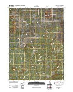 Bonita Butte California Historical topographic map, 1:24000 scale, 7.5 X 7.5 Minute, Year 2012