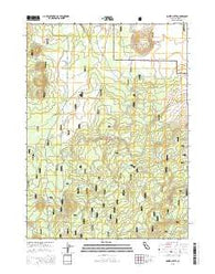 Bonita Butte California Current topographic map, 1:24000 scale, 7.5 X 7.5 Minute, Year 2015