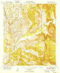 Bonsall California Historical topographic map, 1:24000 scale, 7.5 X 7.5 Minute, Year 1949