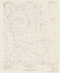 Bonsall California Historical topographic map, 1:24000 scale, 7.5 X 7.5 Minute, Year 1968