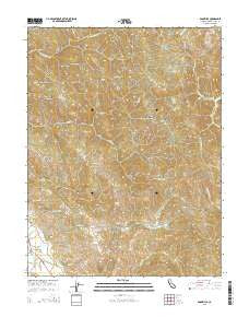 Boonville California Current topographic map, 1:24000 scale, 7.5 X 7.5 Minute, Year 2015