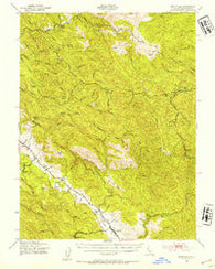 Boonville California Historical topographic map, 1:62500 scale, 15 X 15 Minute, Year 1943