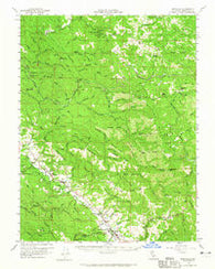 Boonville California Historical topographic map, 1:62500 scale, 15 X 15 Minute, Year 1959