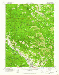 Boonville California Historical topographic map, 1:62500 scale, 15 X 15 Minute, Year 1959