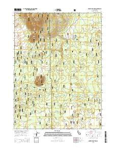 Border Mountain California Current topographic map, 1:24000 scale, 7.5 X 7.5 Minute, Year 2015
