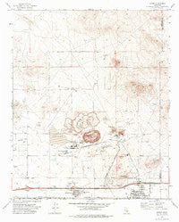Boron California Historical topographic map, 1:24000 scale, 7.5 X 7.5 Minute, Year 1973