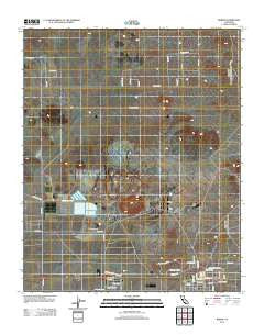 Boron California Historical topographic map, 1:24000 scale, 7.5 X 7.5 Minute, Year 2012