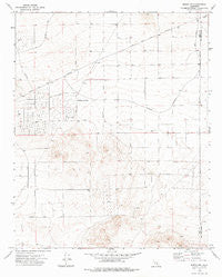 Boron NW California Historical topographic map, 1:24000 scale, 7.5 X 7.5 Minute, Year 1973