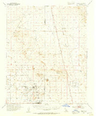 Boron California Historical topographic map, 1:62500 scale, 15 X 15 Minute, Year 1954