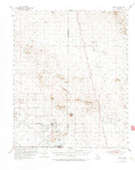 Boron California Historical topographic map, 1:62500 scale, 15 X 15 Minute, Year 1954