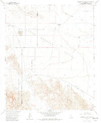 Borrego Mountain SE California Historical topographic map, 1:24000 scale, 7.5 X 7.5 Minute, Year 1958
