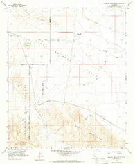 Borrego Mountain SE California Historical topographic map, 1:24000 scale, 7.5 X 7.5 Minute, Year 1958
