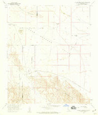 Borrego Mountain SE California Historical topographic map, 1:24000 scale, 7.5 X 7.5 Minute, Year 1958