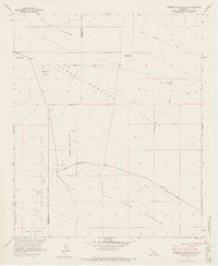 Borrego Mountain SE California Historical topographic map, 1:24000 scale, 7.5 X 7.5 Minute, Year 1958
