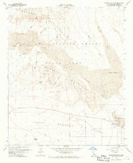 Borrego Mountain California Historical topographic map, 1:24000 scale, 7.5 X 7.5 Minute, Year 1960