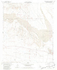 Borrego Mountain California Historical topographic map, 1:24000 scale, 7.5 X 7.5 Minute, Year 1960