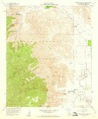 Borrego Palm Canyon California Historical topographic map, 1:24000 scale, 7.5 X 7.5 Minute, Year 1959
