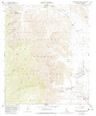 Borrego Palm Canyon California Historical topographic map, 1:24000 scale, 7.5 X 7.5 Minute, Year 1959