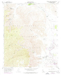 Borrego Palm Canyon California Historical topographic map, 1:24000 scale, 7.5 X 7.5 Minute, Year 1959