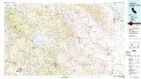 Borrego Valley California Historical topographic map, 1:100000 scale, 30 X 60 Minute, Year 1982