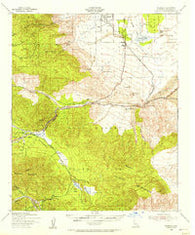 Borrego California Historical topographic map, 1:62500 scale, 15 X 15 Minute, Year 1939