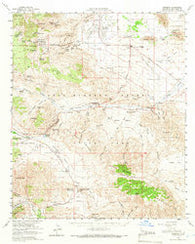 Borrego California Historical topographic map, 1:62500 scale, 15 X 15 Minute, Year 1959