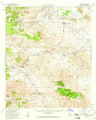 Borrego California Historical topographic map, 1:62500 scale, 15 X 15 Minute, Year 1959