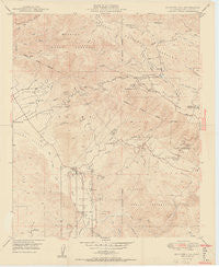 Boucher Hill California Historical topographic map, 1:24000 scale, 7.5 X 7.5 Minute, Year 1950