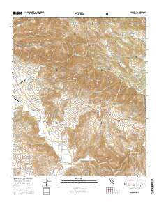 Boucher Hill California Current topographic map, 1:24000 scale, 7.5 X 7.5 Minute, Year 2015