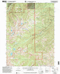 Boulder Peak California Historical topographic map, 1:24000 scale, 7.5 X 7.5 Minute, Year 2001