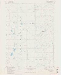 Boulder Peak California Historical topographic map, 1:24000 scale, 7.5 X 7.5 Minute, Year 1981