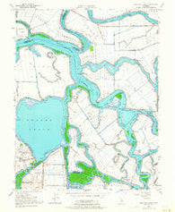 Bouldin Island California Historical topographic map, 1:24000 scale, 7.5 X 7.5 Minute, Year 1952