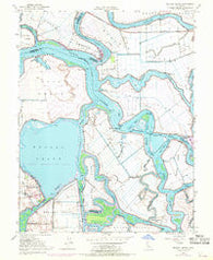 Bouldin Island California Historical topographic map, 1:24000 scale, 7.5 X 7.5 Minute, Year 1952