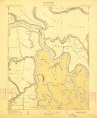 Bouldin California Historical topographic map, 1:31680 scale, 7.5 X 7.5 Minute, Year 1910