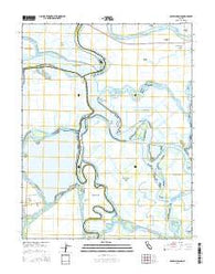 Bouldin Island California Current topographic map, 1:24000 scale, 7.5 X 7.5 Minute, Year 2015