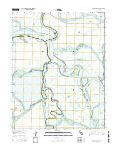Bouldin Island California Current topographic map, 1:24000 scale, 7.5 X 7.5 Minute, Year 2015
