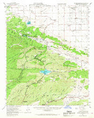 Bouquet Reservoir California Historical topographic map, 1:62500 scale, 15 X 15 Minute, Year 1958