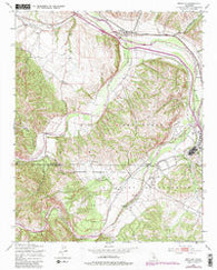 Bradley California Historical topographic map, 1:24000 scale, 7.5 X 7.5 Minute, Year 1949