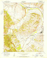 Bradley California Historical topographic map, 1:24000 scale, 7.5 X 7.5 Minute, Year 1949