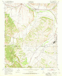 Bradley California Historical topographic map, 1:24000 scale, 7.5 X 7.5 Minute, Year 1949