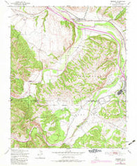 Bradley California Historical topographic map, 1:24000 scale, 7.5 X 7.5 Minute, Year 1949