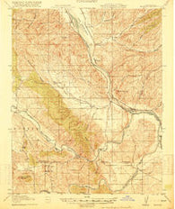 Bradley California Historical topographic map, 1:62500 scale, 15 X 15 Minute, Year 1919