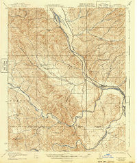 Bradley California Historical topographic map, 1:62500 scale, 15 X 15 Minute, Year 1919