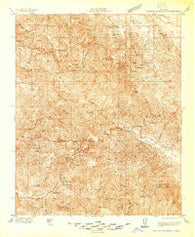 Branch Mtn California Historical topographic map, 1:48000 scale, 15 X 15 Minute, Year 1937