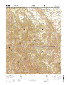 Branch Mountain California Current topographic map, 1:24000 scale, 7.5 X 7.5 Minute, Year 2015