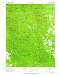 Branscomb California Historical topographic map, 1:62500 scale, 15 X 15 Minute, Year 1951