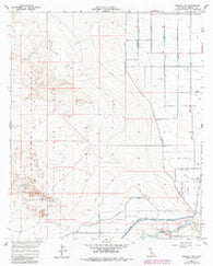 Brawley NW California Historical topographic map, 1:24000 scale, 7.5 X 7.5 Minute, Year 1957