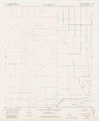 Brawley NW California Historical topographic map, 1:24000 scale, 7.5 X 7.5 Minute, Year 1957