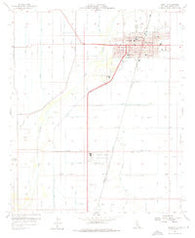 Brawley California Historical topographic map, 1:24000 scale, 7.5 X 7.5 Minute, Year 1957