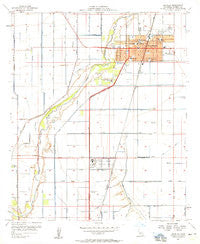 Brawley California Historical topographic map, 1:24000 scale, 7.5 X 7.5 Minute, Year 1957